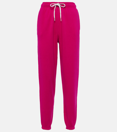 Polo Ralph Lauren Cotton-blend Jersey Sweatpants In Pink