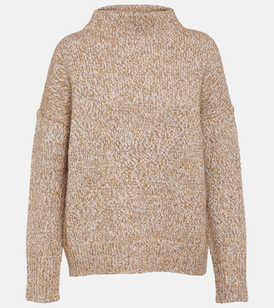 Vince Wool And Alpaca-blend Sweater In Beige