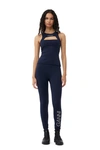 Ganni Active Ultra High Waist Tights In Navy