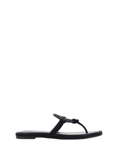 Tory Burch Miller Sandals In Perfect Black
