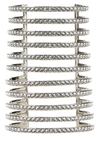 Amina Muaddi Bracciale In Whicrysil
