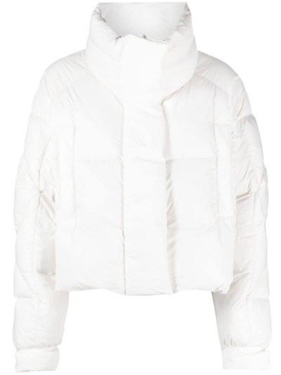 Bacon Puffa Ring Puffer Jacket In White