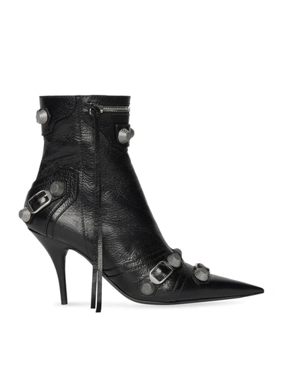 Balenciaga Boots Shoes In Black