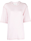 AMI ALEXANDRE MATTIUSSI AMI PARIS LOGO COTTON T-SHIRT