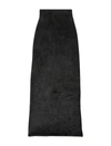Balenciaga Velvet-effect High-waisted Skirt In Black