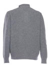 Ballantyne Half Zip Sweater In Gray