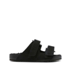 Birkenstock Uji Vl Cazador Shearling Slate Shoes In Black