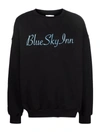 Blue Sky Inn Embroidered-logo Crewneck Sweatshirt In Black