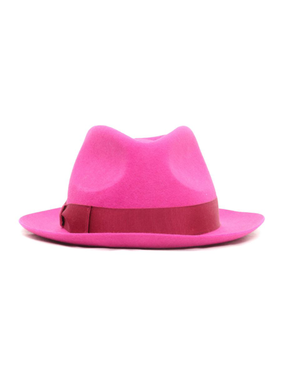 Borsalino Hat In Pink