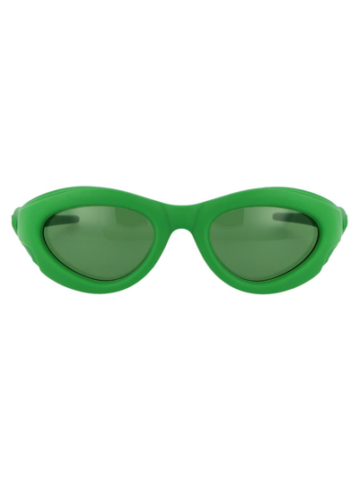 Bottega Veneta Sunglasses In 002 Green Green Green