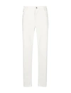 Brunello Cucinelli Men Dyed Denim Trousers Jeans In White