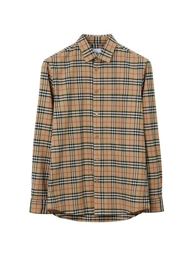 Burberry Shirt In Beige