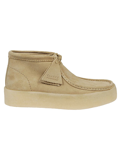 Clarks Wallabee Cup Bt Suede Leather Shoes In Brown