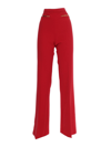 Elisabetta Franchi Palazzo Pants In Red