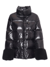 Fay Padded Down Jacket In Black