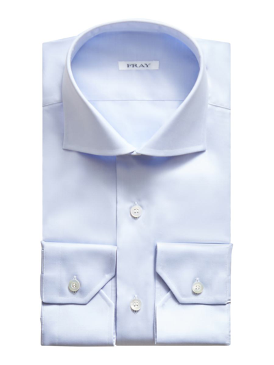 Fray Shirt With Pinces In Bluette