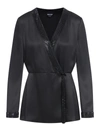 Giorgio Armani Asymmetrical Jacket In Black