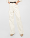 JOIE OPHILIA HIGH-RISE STRAIGHT-LEG CARGO PANTS