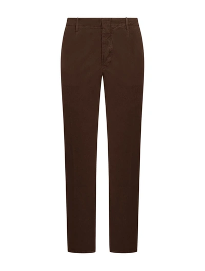 Incotex Regular & Straight Leg Pants In Brown