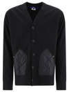 JUNYA WATANABE JUNYA WATANABE CARDIGAN WITH QUILTED INSERTS