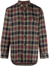 Filson Vintage Flannel Plaid-check Shirt In Red