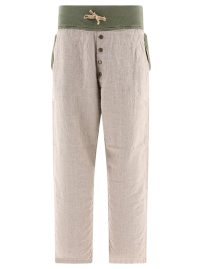 Kapital "2tone" Trousers In Beige