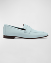 BOUGEOTTE LEATHER FLAT PENNY LOAFERS