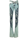 Masha Popova Flared Denim Jeans