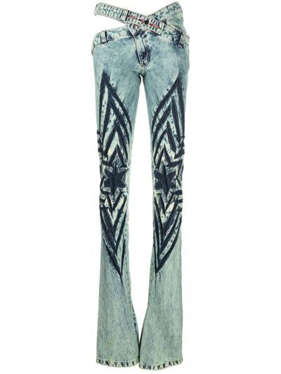 Masha Popova Flared Denim Jeans