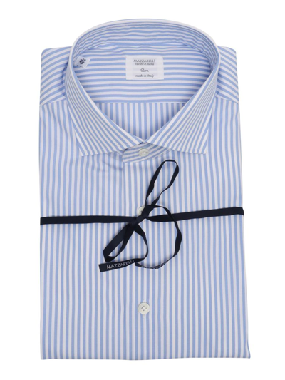 Mazzarelli Camicie Shirt In Blue