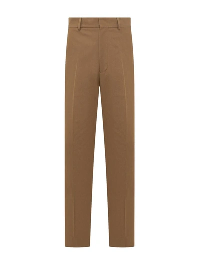 Palm Angels Regular & Straight Leg Pants In Brown