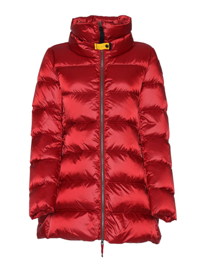 Parajumpers Long Down Floor In Red