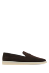 Prada Saint Tropez Loafers In Brown