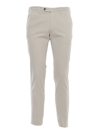 Pt01 Super Slim Chino Pants In Cream
