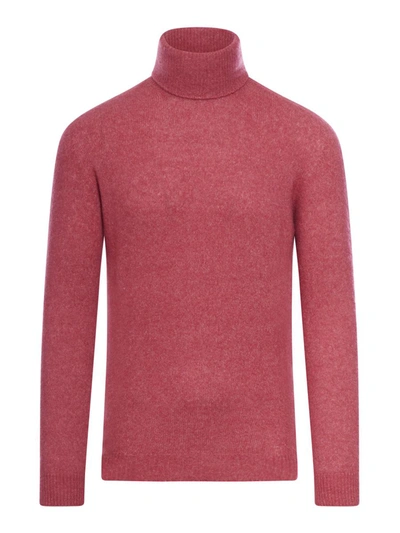 Roberto Collina Turtle Neck Sweater In Red