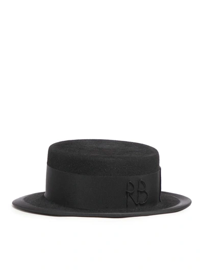 Ruslan Baginskiy Canotier Hat In Black