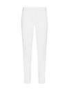 Saint Laurent Pantalon Skinny Blan In Nude & Neutrals