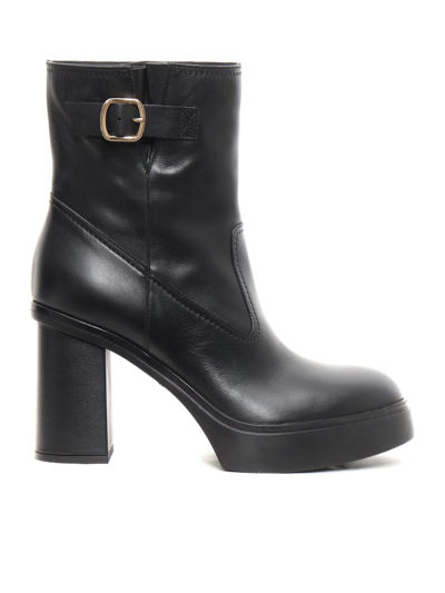 Santoni Boot In Black