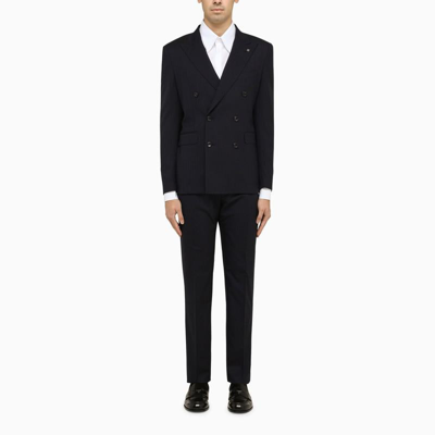 Tagliatore Blue Double-breasted Wool Suit