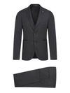Tagliatore Suit With Gilet In Black