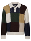 OBEY OBEY OLIVER PATCHWORK SWEATER