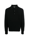 Tom Ford Long Sleeve Dress Shirt In Black