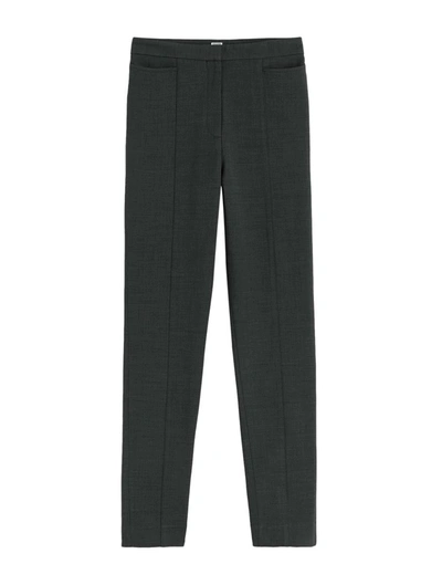 Totême Regular & Straight Leg Trousers In Grey