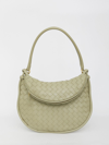 Bottega Veneta Medium Gemelli Intrecciato Leather Shoulder Bag In Beige