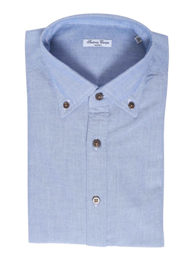 Sartoria Del Campo-sonrisa Shirt In Light Blue