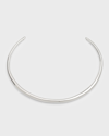 Alexis Bittar Thin Collar Necklace In Silver