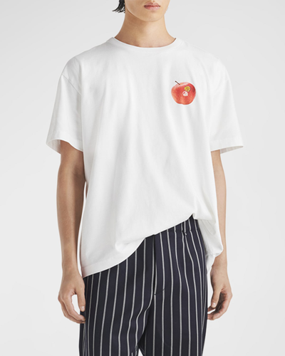 Rag & Bone Men's Rb Nyc Apple Graphic T-shirt In White