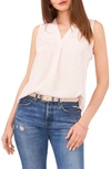 VINCE CAMUTO RUMPLED SATIN BLOUSE