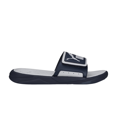 Pre-owned Puma Royalcat Comfort Slides 'parisian Night Glacial Grey' In Blue