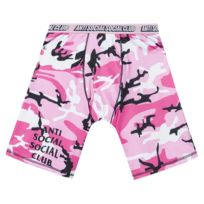 Pre-owned Anti Social Social Club Layers Of You Boxer 'pink'